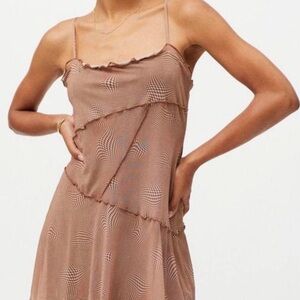 Urban Outfitters Mesh 2-Layer Mini Dress